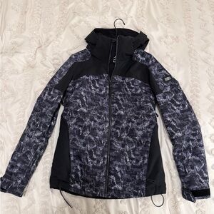 O'Neill Women's Black and Gray Ski Jacket